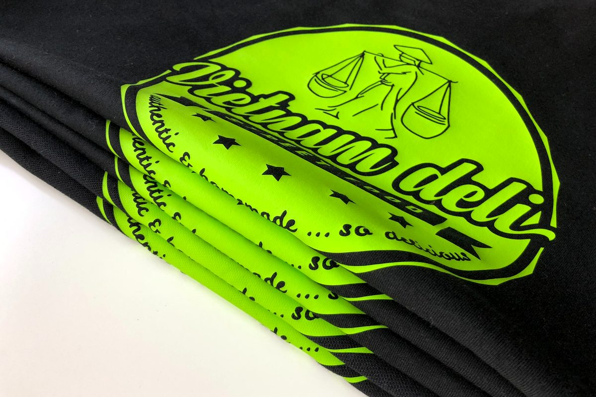 Neon Textildruck